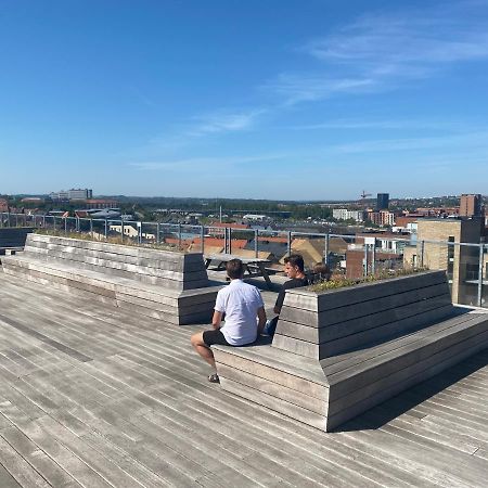 Modern Central Apt With Rooftop, Privat Balcony, & Free Parking,Next To Aarhus Attractions מראה חיצוני תמונה